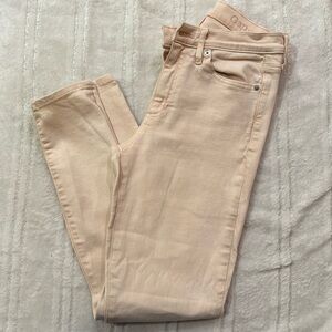 Gap True Skinny Peach/light Pink Jeans
